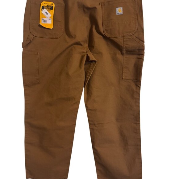 Carhartt Men's Rugged Flex 46/30 Duck Double-Front Brown Utility Pant Brown Rela - Picture 14 of 15